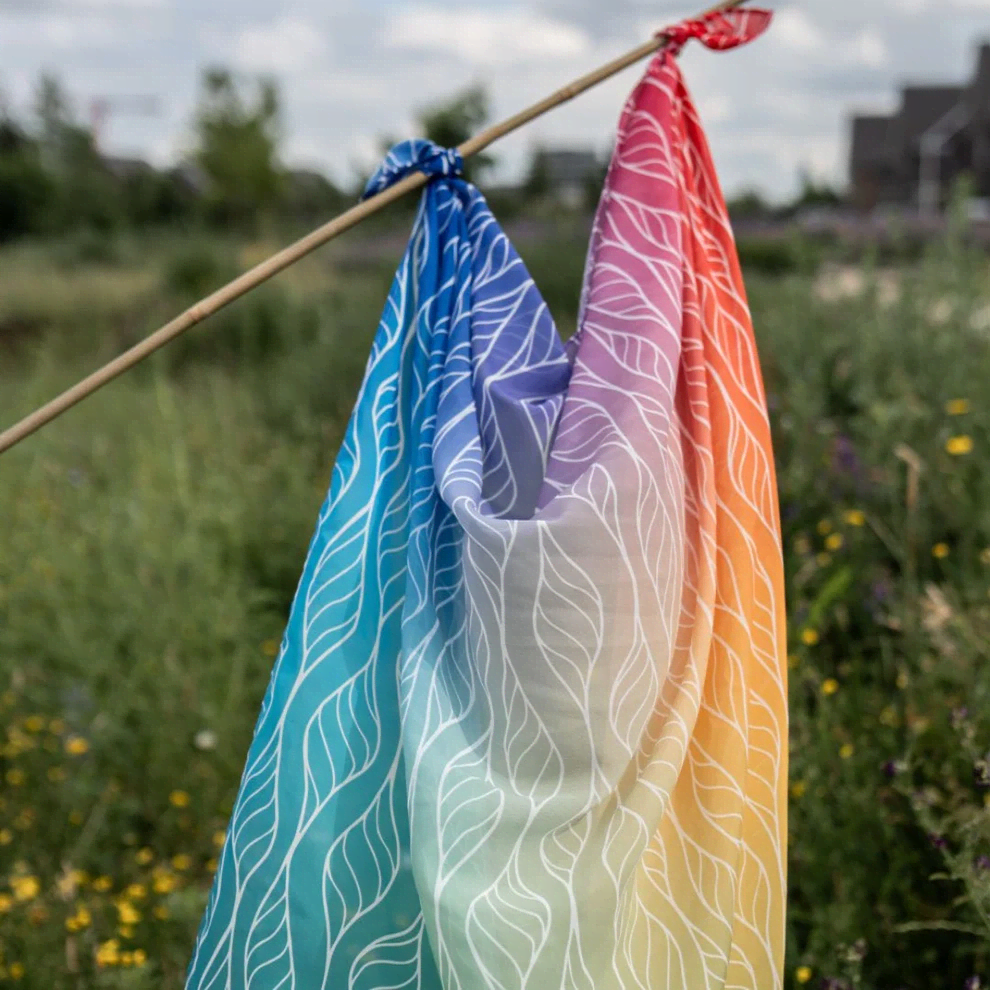 playcycle speeldoek ombre regenboog 95cm