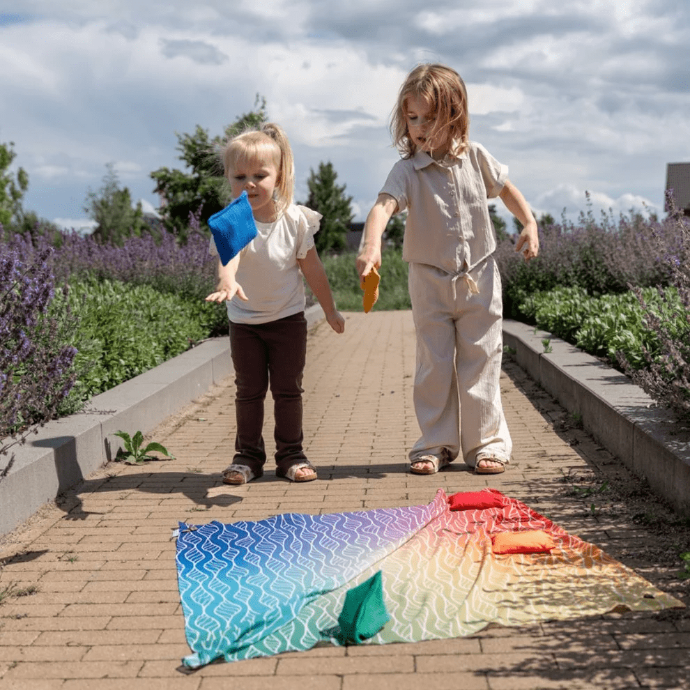 playcycle speeldoek ombre regenboog 95cm