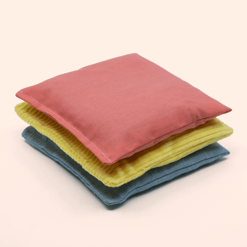 sensorische pittenzakjes pastel 3 stuks