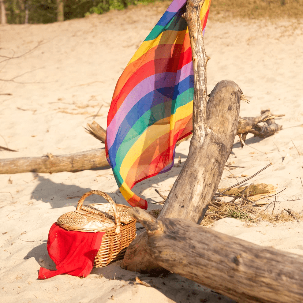 playcycle speeldoek waves regenboog 95cm