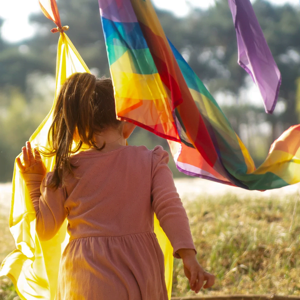 playcycle speeldoek waves regenboog 95cm