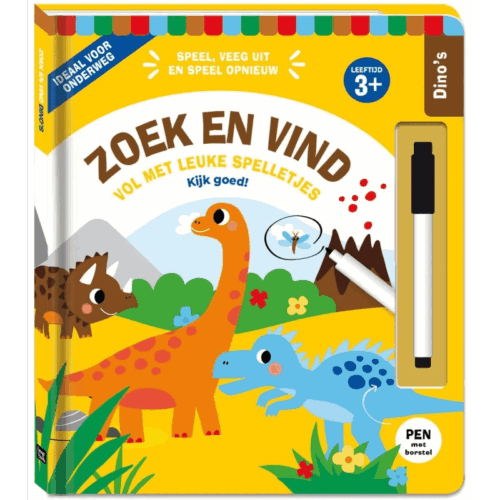 zoek en vind dino's