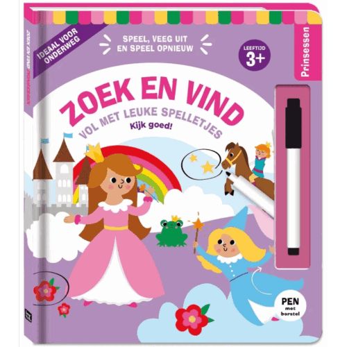 zoek en vind prinsessen