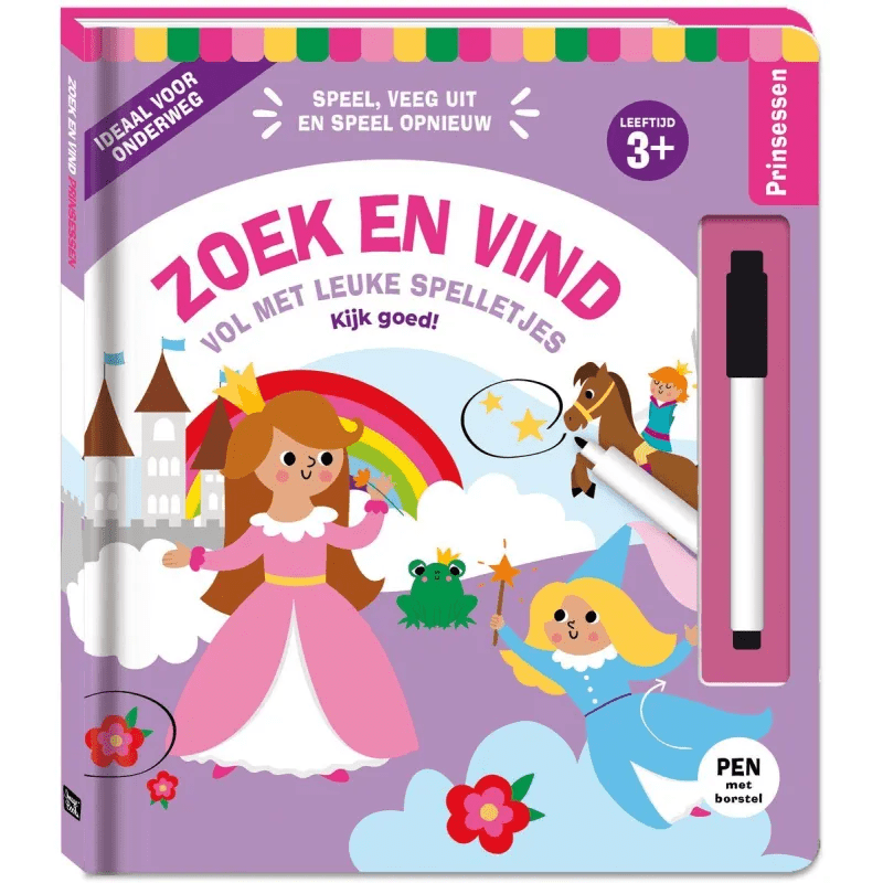 zoek en vind prinsessen