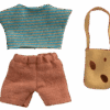 maileg clothes and bag, little brother mouse