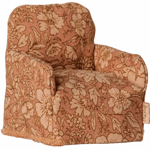 maileg folding chair, mouse flower