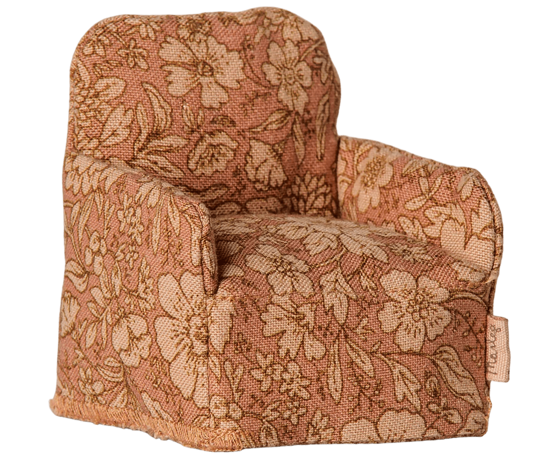 maileg folding chair, mouse flower