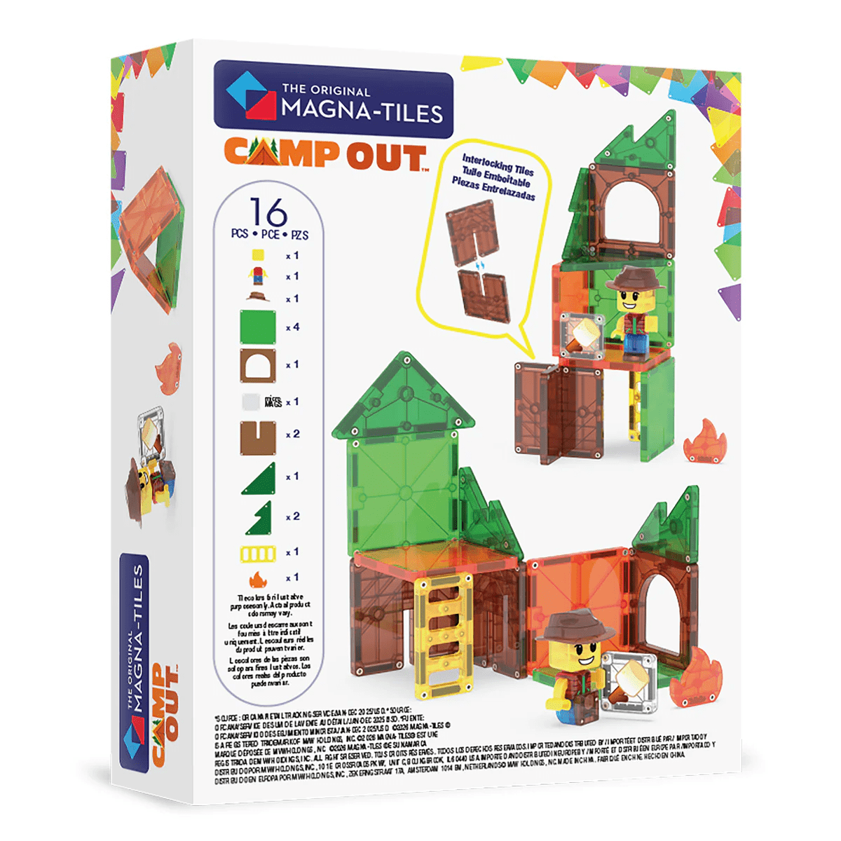 magna tiles camp out set 16 piece